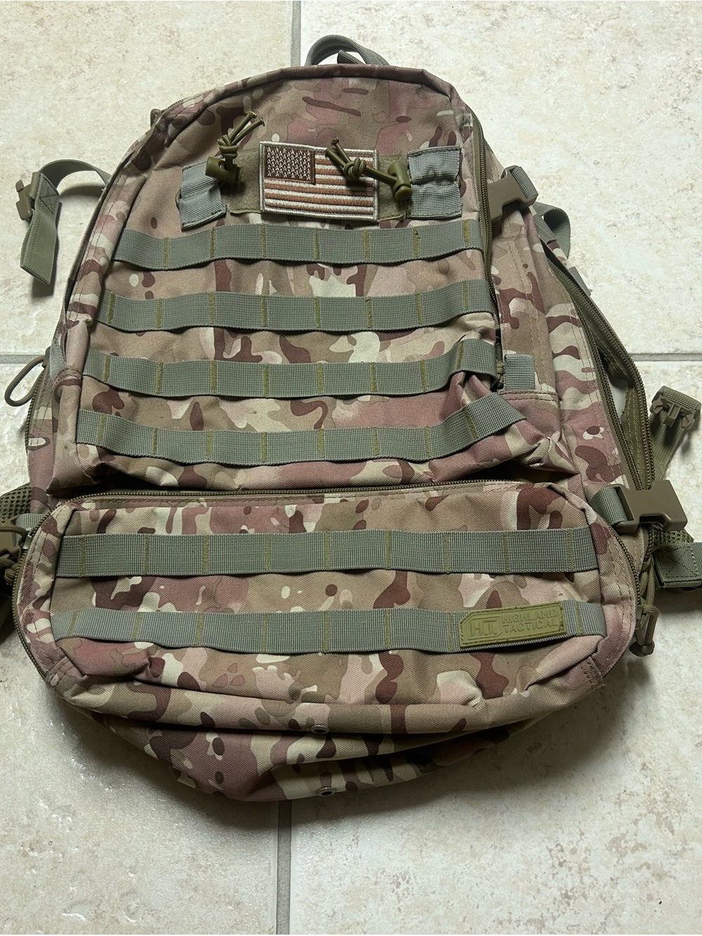 Men's Tactical Backpack - Multicam Camo